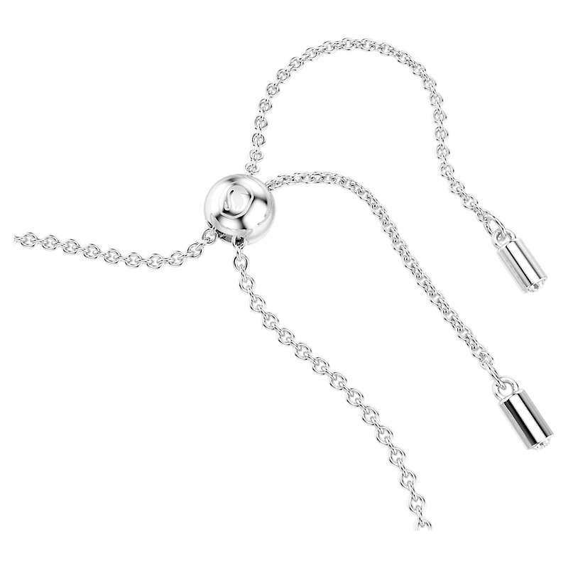 Matrix bracelet, Mixed cuts, Blue, Rhodium plated by SWAROVSKI