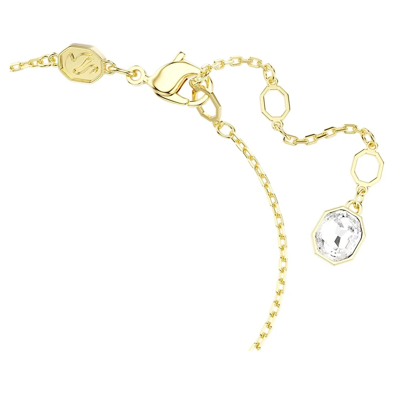Idyllia bracelet, Mixed cuts, Flower, Multicoloured, Gold-tone plated by SWAROVSKI