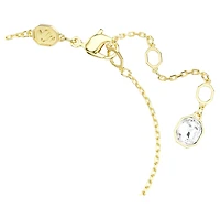 Idyllia bracelet, Mixed cuts, Flower, Multicoloured, Gold-tone plated by SWAROVSKI