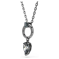 Mesmera pendant, Mixed cuts, Gray, Ruthenium plated by SWAROVSKI