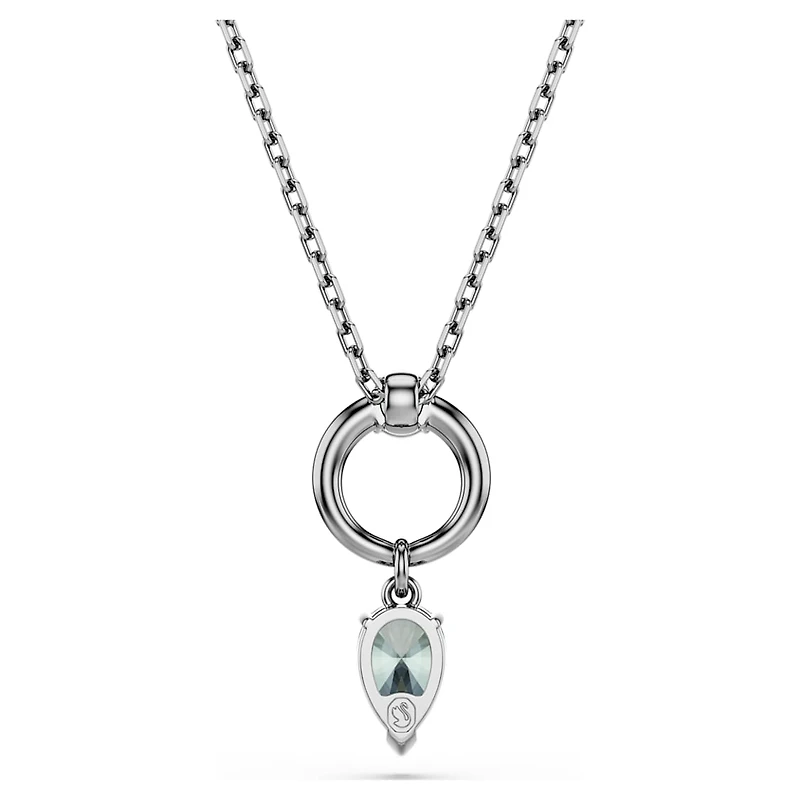 Mesmera pendant, Mixed cuts, Grey, Ruthenium plated by SWAROVSKI