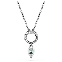 Mesmera pendant, Mixed cuts, Grey, Ruthenium plated by SWAROVSKI