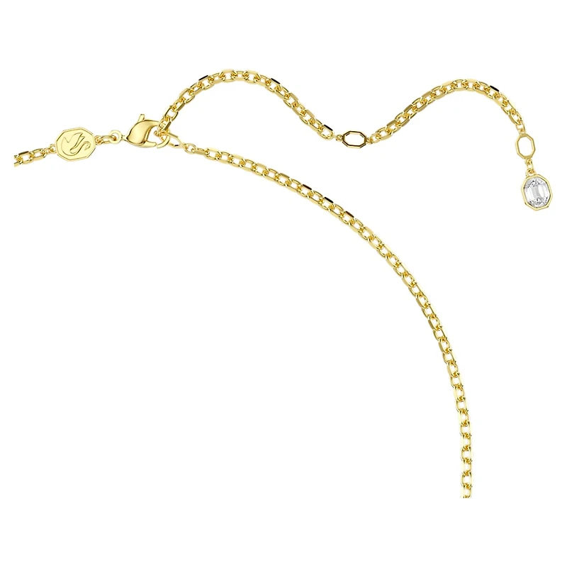 Gema pendant and brooch, Yellow, Gold-tone plated by SWAROVSKI