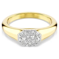 Dextera ring, Mixed cuts, White, Gold-tone plated by SWAROVSKI
