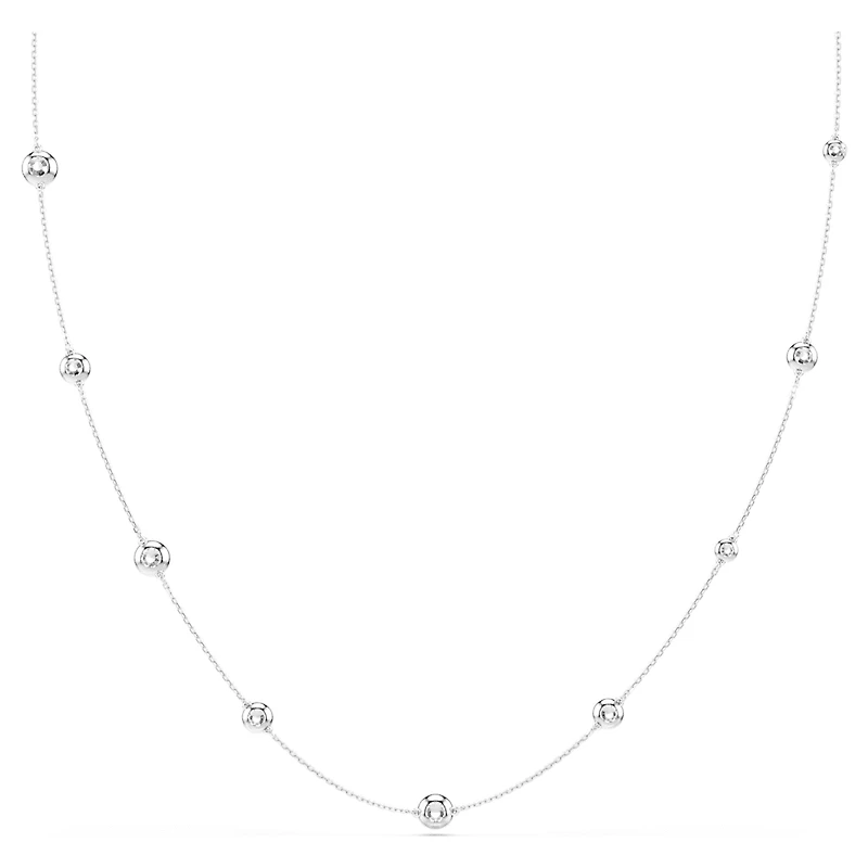 Una Angelic strandage, Round cut, White, Rhodium plated by SWAROVSKI