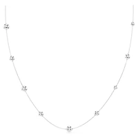 Una Angelic strandage, Round cut, White, Rhodium plated by SWAROVSKI