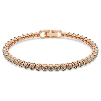Imber Emily Tennis bracelet, Round cut, Black