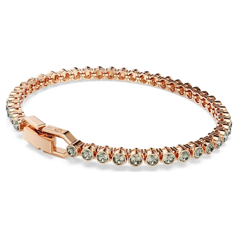 Imber Emily Tennis bracelet, Round cut, Black