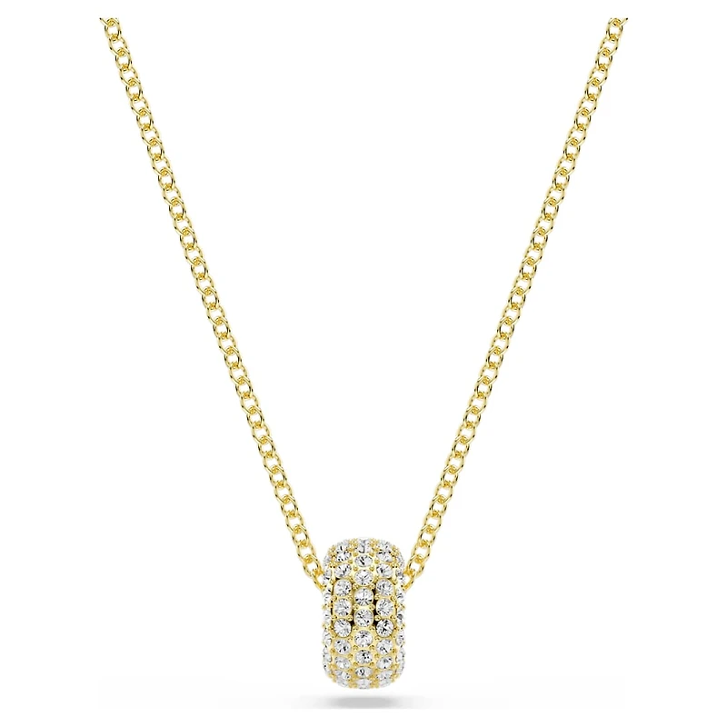 Dextera pendant, White, Gold-tone plated by SWAROVSKI