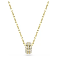 Dextera pendant, White, Gold-tone plated by SWAROVSKI