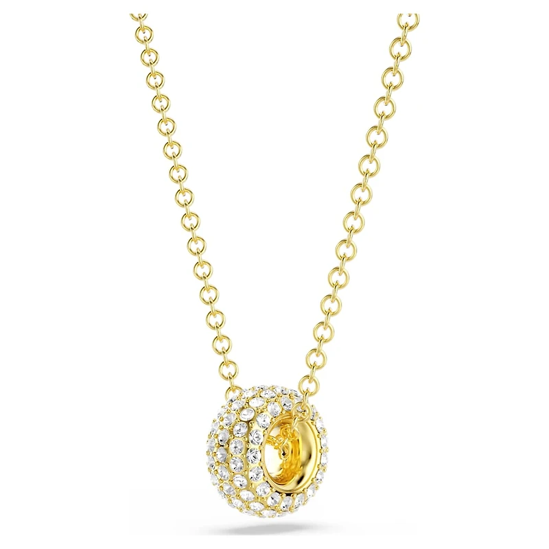 Dextera pendant, White, Gold-tone plated by SWAROVSKI