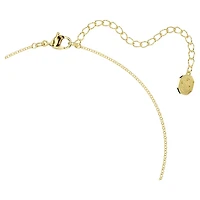 Dextera pendant, White, Gold-tone plated by SWAROVSKI