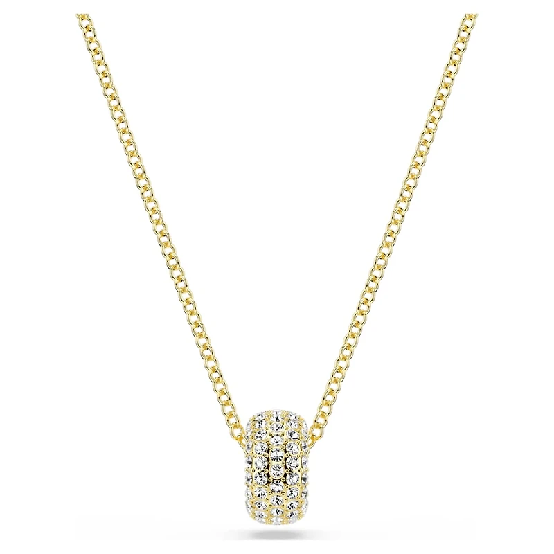 Dextera pendant, White, Gold-tone plated by SWAROVSKI
