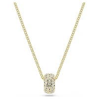 Dextera pendant, White, Gold-tone plated by SWAROVSKI