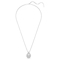 Sublima pendant, White, Rhodium plated by SWAROVSKI