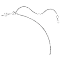 Sublima pendant, White, Rhodium plated by SWAROVSKI