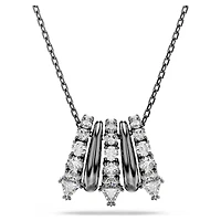 Sublima pendant, White, Ruthenium plated by SWAROVSKI