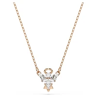 Magic necklace, Angel, White, Rose gold-tone plated by SWAROVSKI