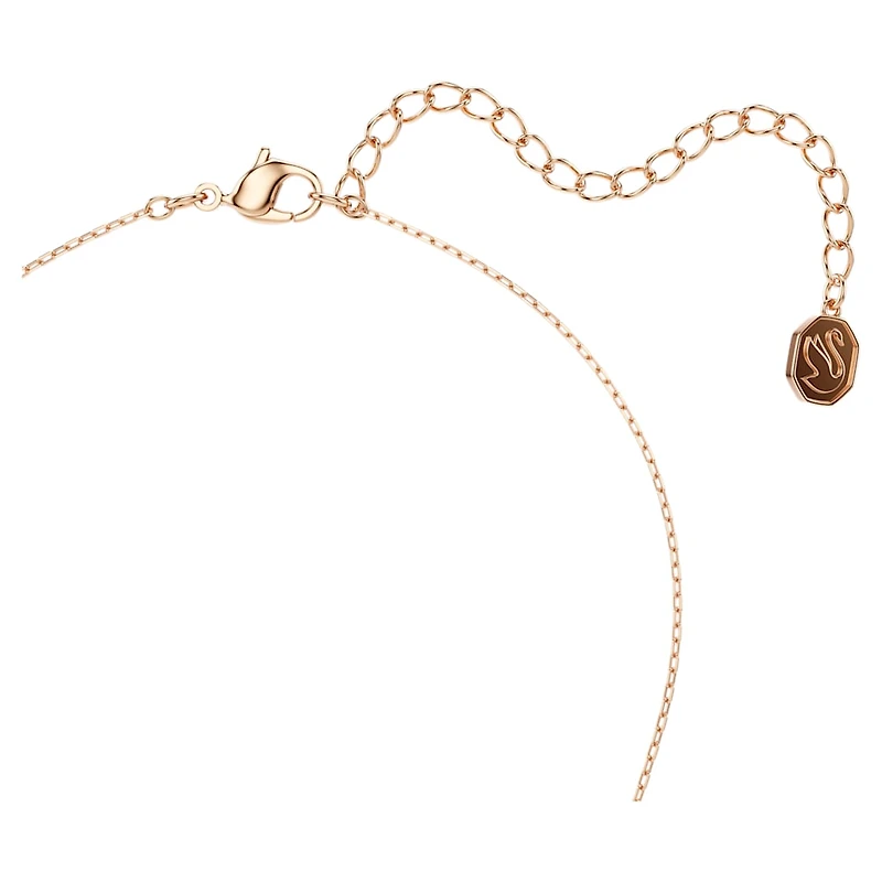Magic necklace, Angel, White, Rose gold-tone plated by SWAROVSKI