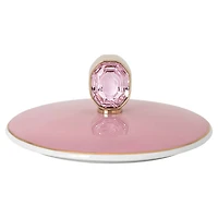 Idyllia mug, Porcelain, Crystal print motif, finch, Pink by SWAROVSKI