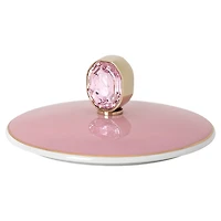 Idyllia mug, Porcelain, Crystal print motif, finch, Pink by SWAROVSKI