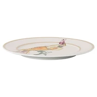 Idyllia bread plate, Porcelain, Crystal print motif, cockatoo, Multicoloured by SWAROVSKI