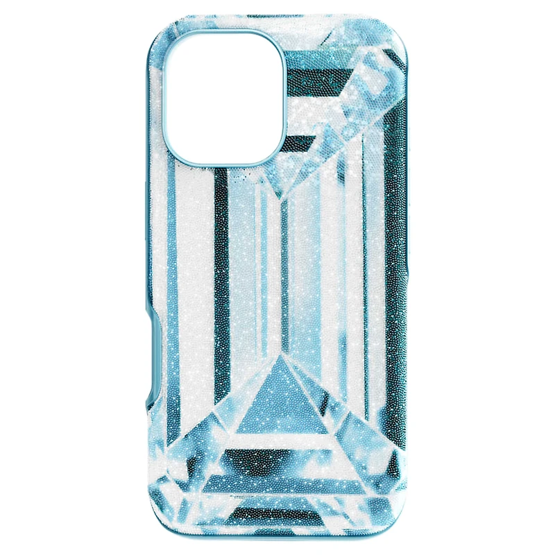 High smartphone case, Crystal effect, iPhone® 17, Blue by SWAROVSKI