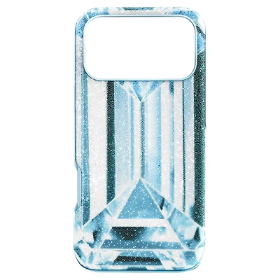 High smartphone case, Crystal effect, iPhone® 17 Pro Max, Blue by SWAROVSKI