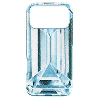 High smartphone case, Crystal effect, iPhone® 17 Pro Max, Blue by SWAROVSKI