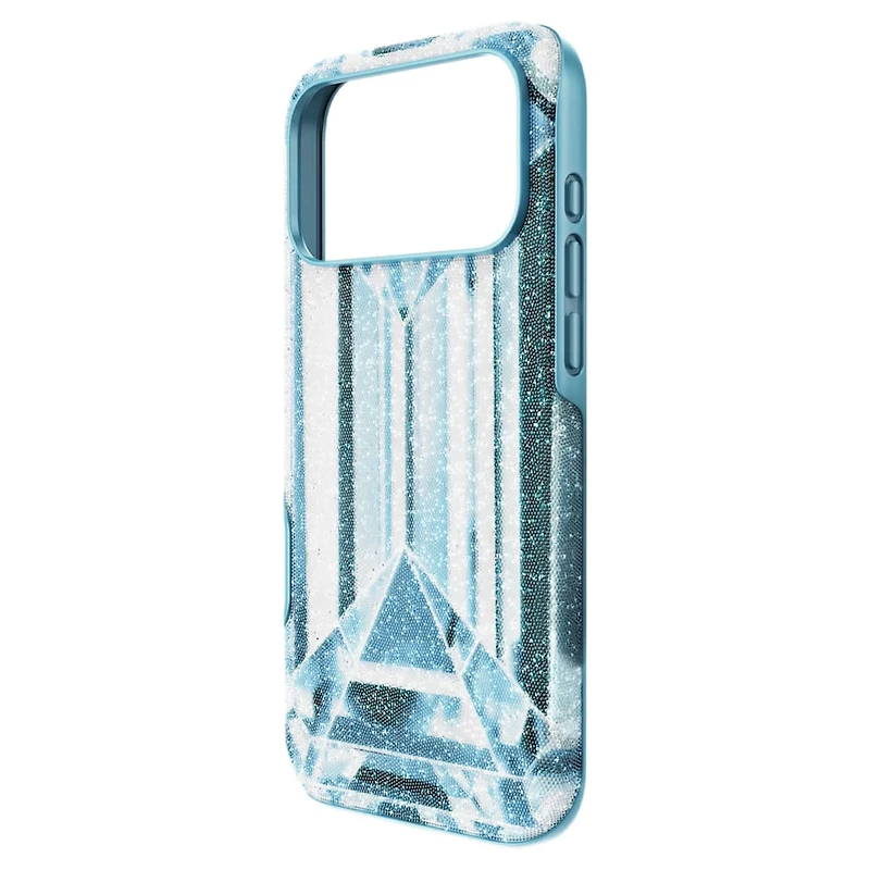 High smartphone case, Crystal effect, iPhone® 17 Pro Max, Blue by SWAROVSKI