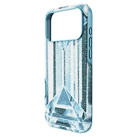 High smartphone case, Crystal effect, iPhone® 17 Pro Max, Blue by SWAROVSKI
