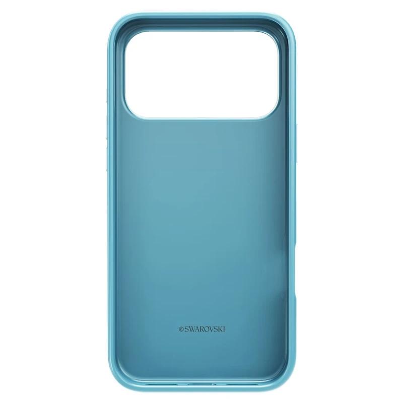 High smartphone case, Crystal effect, iPhone® 17 Pro Max, Blue by SWAROVSKI