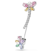 Ariana Grande x Swarovski brooch, Mixed cuts, Dragonfly, Multicoloured, Rhodium plated by SWAROVSKI