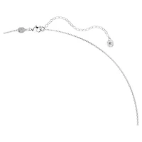 Ariana Grande x Swarovski pendant and brooch, Crystal pearl, Mixed cuts, Dragonfly, White, Rhodium plated by SWAROVSKI