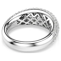 Sublima ring, White, Rhodium plated by SWAROVSKI