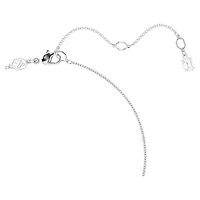 Teddy pendant, Bear, Blue, Rhodium plated by SWAROVSKI