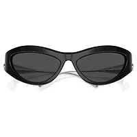 Sunglasses, Cat-eye shape, SK6046, Black by SWAROVSKI
