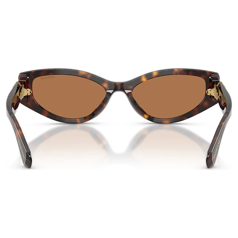 Sunglasses, Cat-Eye shape, SK6045, Brown by SWAROVSKI