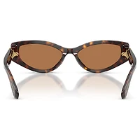 Sunglasses, Cat-Eye shape, SK6045, Brown by SWAROVSKI
