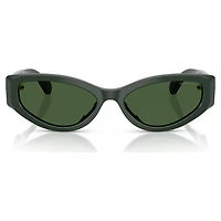 Sunglasses, Cat-Eye shape, SK6045, Green by SWAROVSKI