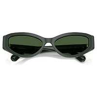 Sunglasses, Cat-Eye shape, SK6045, Green by SWAROVSKI