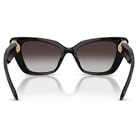 Sunglasses, Cat-Eye shape, SK6047, Black by SWAROVSKI
