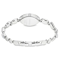 Gema watch, Crystal bracelet, Silver Tone, Stainless steel by SWAROVSKI