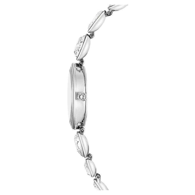 Gema watch, Crystal bracelet, Silver Tone, Stainless steel by SWAROVSKI