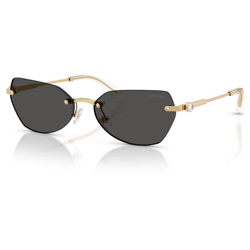 Sunglasses, Pillow shape, SK7038, Gold tone by SWAROVSKI