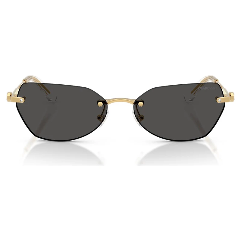 Sunglasses, Pillow shape, SK7038, Gold tone by SWAROVSKI