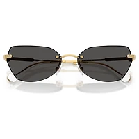 Sunglasses, Pillow shape, SK7038, Gold tone by SWAROVSKI