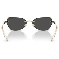 Sunglasses, Pillow shape, SK7038, Gold tone by SWAROVSKI