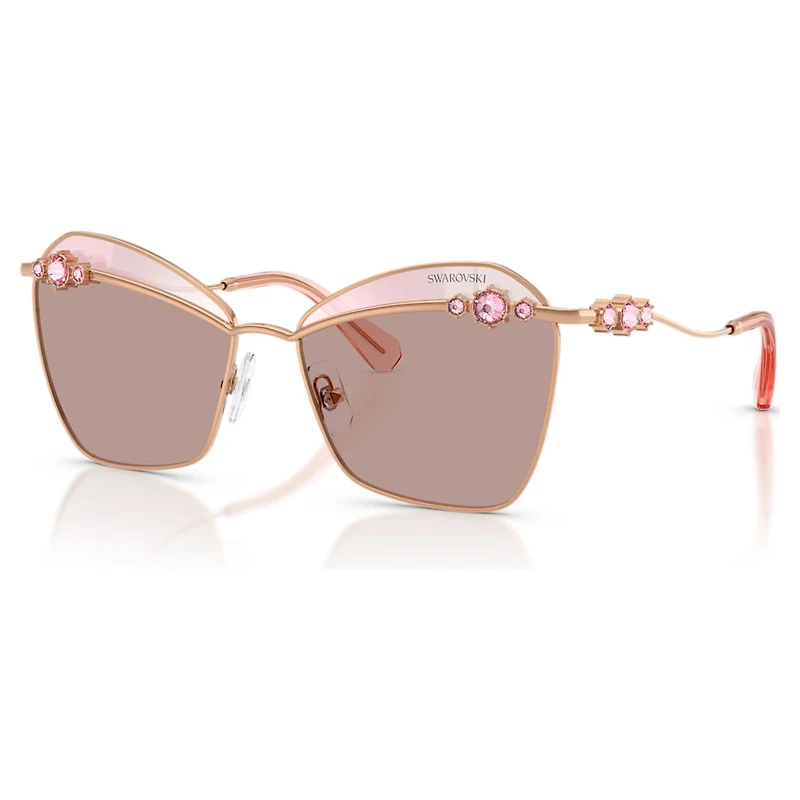 Sunglasses, Square shape, SK7040, Pink by SWAROVSKI