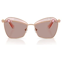 Sunglasses, Square shape, SK7040, Pink by SWAROVSKI